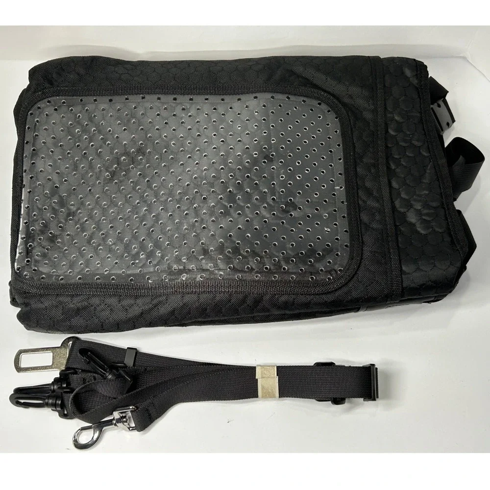 SHRUFFY Dog Car Seat‎ Cover Hammock for Cars Trucks SUVs Waterproof Black New